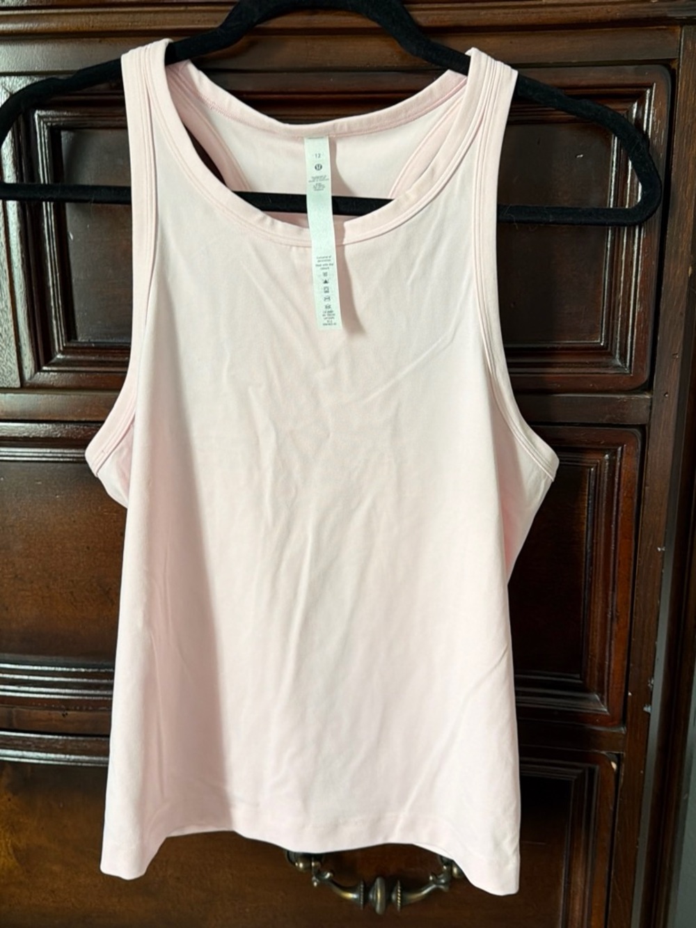 lululemon athletica Light Pink Racerback Tank Top